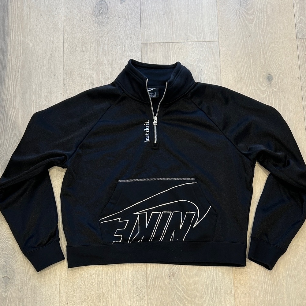 Nike Black Quarter-Zip Sweatshirt